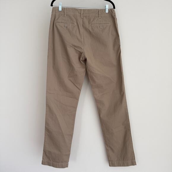 SKU Save Khaki United Pants 30x33 Beige The Weekend Chino Cotton Twill USA Made - Picture 8 of 10